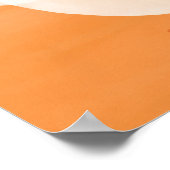 Halloween Schattigee Ghost en Bloemen Art Print (Hoek)