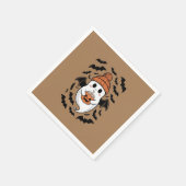 Halloween Schattigee Ghost Herfst Spooky Season Gi Servet (Hoek)