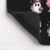 Halloween Schattigee Ghost Pink Coquette Bows Ghos Muismat (Hoek)