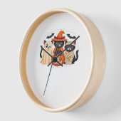 Halloween Schattigee Ghost Pumpkin Cat Classic T-S (Hoek)