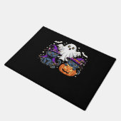 Halloween Schattigee Ghost Pumpkin Cat Classic T-S Deurmat (Schuin)