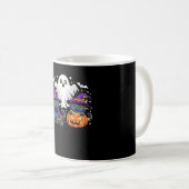 Halloween Schattigee Ghost Pumpkin Cat Classic T-S Koffiemok (Voorkant rechts)