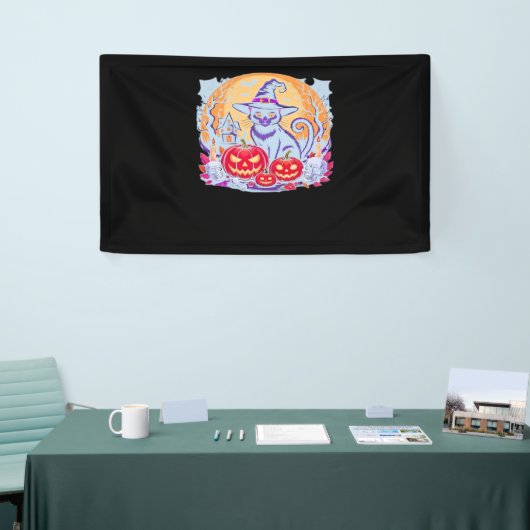 Halloween Schattigee Ghost Pumpkin Cat Classic T-s Spandoek (Beurs)