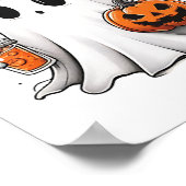 Halloween Schattigee Ghost Spice Vrouwen Herfst Sp Poster (Hoek)