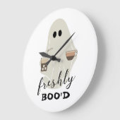 Halloween Schattigee Ghost | Vers Boo'd Coffee Lov Grote Klok (Hoek)