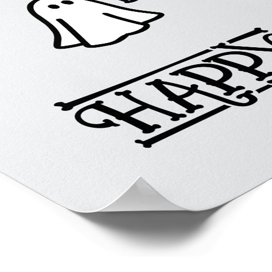 Halloween Schattigee grappige grillige geesten Poster (Hoek)