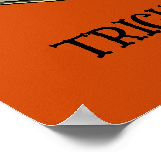 Halloween Schattigee grappige grillige schedel Poster (Hoek)