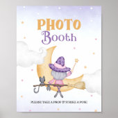 Halloween Schattigee heks verjaardag photobooth te Poster (Voorkant)