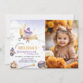 Halloween Schattigee heks Verjaardag Spooktacular  Kaart (Voorkant)