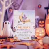 Halloween Schattigee heks verjaardagsfeest spookta Kaart