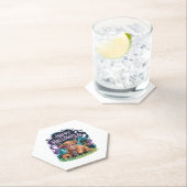 Halloween Schattigee Highland Koe (2) Kartonnen Onderzetters (Insitu)