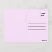 Halloween Schattigee kleine spook door het raam Br Briefkaart (Achterkant)