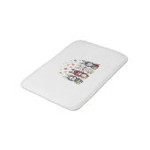 Halloween Schattigee konijnenkostuum Badmat (Gekanteld)