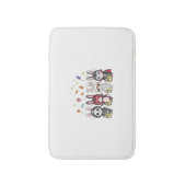 Halloween Schattigee konijnenkostuum Badmat (Voorkant Verticaal)