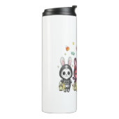 Halloween Schattigee konijnenkostuum Thermosbeker (Gedraaid links)