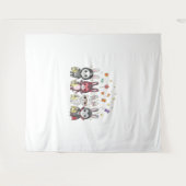 Halloween Schattigee konijnenkostuum Wandkleed (Voorkant (horizontaal))