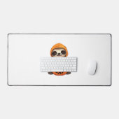 Halloween Schattigee Luiaard Classic T-shirt Bureaumat (Keyboard & Muis)