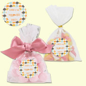 Halloween Schattigee pompoenen aangepaste naam Ronde Sticker