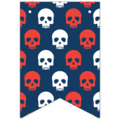 Halloween Schattigee schedels Vlaggetjes (Tweede vlag)