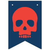 Halloween Schattigee schedels Vlaggetjes (Eerste vlag)