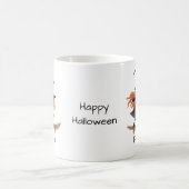 Halloween Schattigee Skateboarden Witch Personalis Koffiemok (Center)