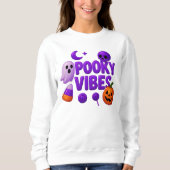 Halloween Schattigee Spooky Vibes Kleding Unisex Trui (Voorkant)