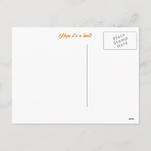 Halloween Schattigee Teckel Pup Uil Feestdagenkaart (Achterkant)