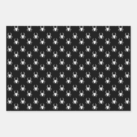 Halloween Schattigee zwarte spin Inpakpapier Vel (Voorkant)