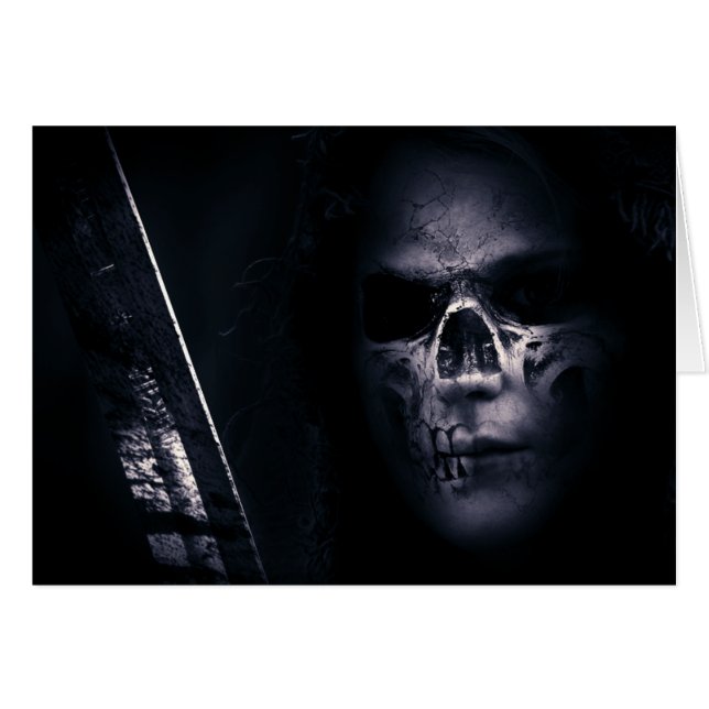 Halloween Schedel (Voorkant Horizontaal)