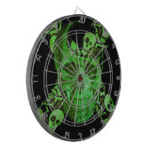 Halloween Schedel #2 Dartbord (Voorkant Links)