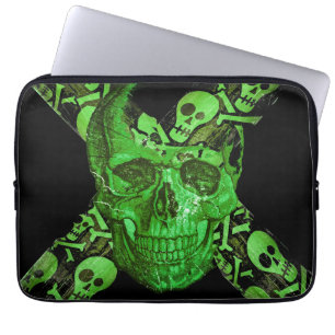 Halloween Schedel #2 Laptop Sleeve