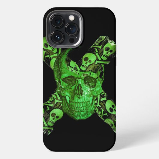 Halloween Schedel #3 iPhone Hoesje (Achterkant)
