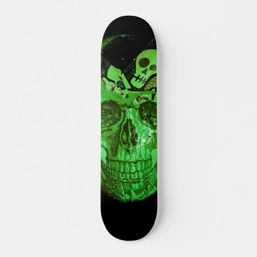 Halloween Schedel #3 Persoonlijk Skateboard (Voorkant)