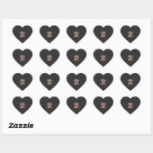 Halloween Schedel Blijf Bescheiden Werk Hard Hart Sticker (Vel)