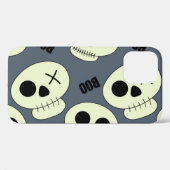 Halloween schedel, Boo kinderachtig ontwerp. Case-Mate iPhone Case (Achterkant (horizontaal))