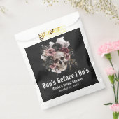 Halloween Schedel Boo's Before I Do's Bruidsfeest Bedankzakje (Gezegeld)