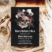 Halloween Schedel Boo's voor ik het doe Bruidsmeis Kaart