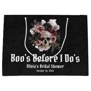 Halloween Schedel Boo's voor mijn Bruidsdouche Groot Cadeauzakje