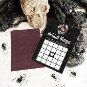 Halloween Schedel Bruidsdouche Bruidsbingo Spel Kaart
