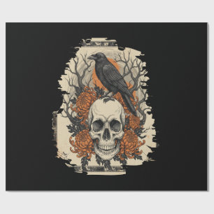 Halloween Schedel Cadeaupapier