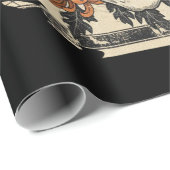 Halloween Schedel Cadeaupapier (Rol Hoek)