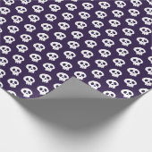 halloween schedel cadeaupapier (Hoek)