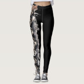 Halloween Schedel Design Leggings (Voorkant)