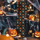 Halloween schedel en pompoen patroon leggings