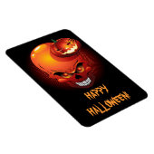 Halloween schedel en pompoen Premium Flexi Magnet Magneet (Rechterzijde)
