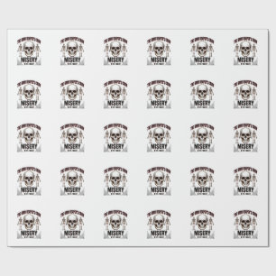 Halloween Schedel Griezelig En Creepy Vintage Verh Cadeaupapier