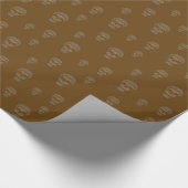 Halloween schedel inpakpapier (Hoek)