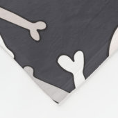 Halloween schedel kleurrijk patroon fleece deken (Hoek)