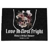 Halloween Schedel Liefde Op Het Eerste Verschrikke Groot Cadeauzakje (Voorkant)