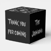 Halloween schedel partij gunsten bedankdoosjes (Achterkant)